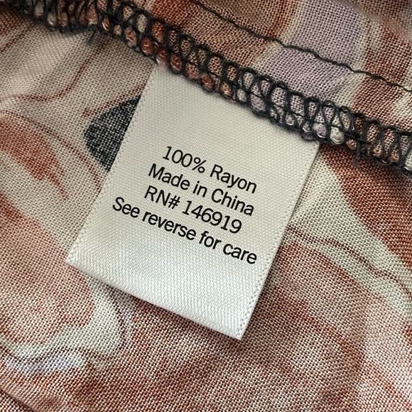 Nine West Floral Asymmetric Ruffle Hem Slip Skirt Medium Fairy Bloomcore Boho - Picture 4 of 9